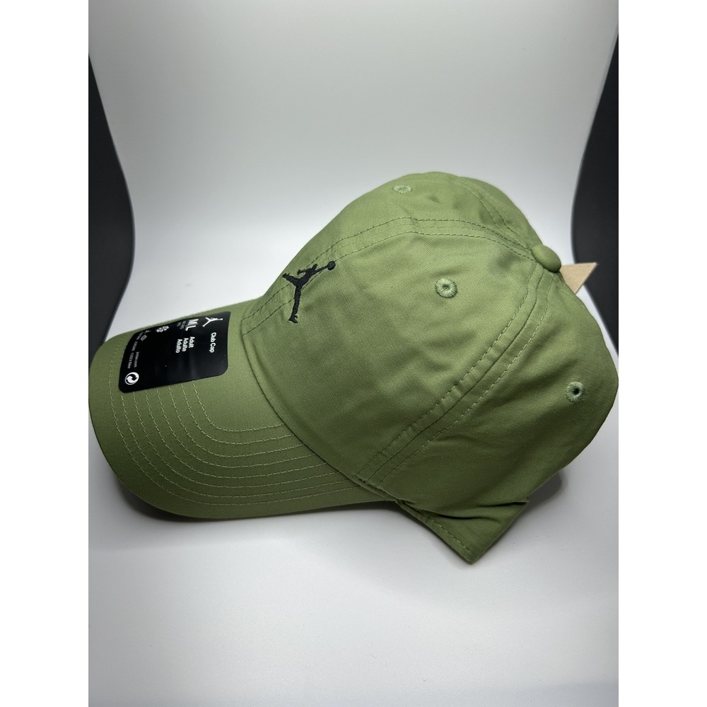 Nike Air Jordan Club Cap Hat Unstructured Olive M/L Adult Unisex FD5185-340 - Picture 2 of 5